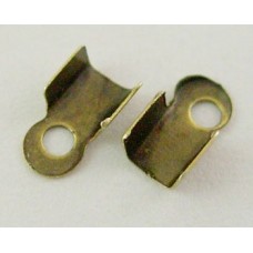 Зажимы 6*3 мм. Цвет бронза. 50 шт